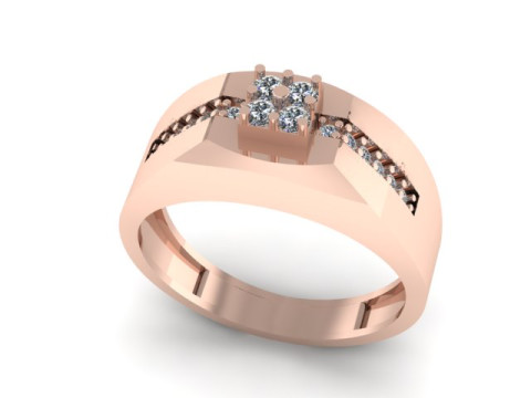 Men ring for daimonds Modèle 3D