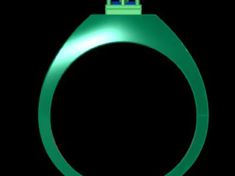 Men ring for daimonds 3D Model