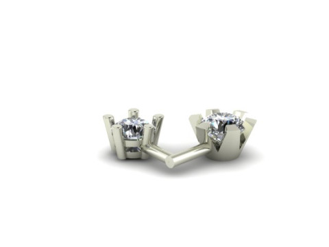 Single daimond nose pins Modèle 3D