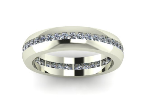 Band ring for daimonds 3D 模型