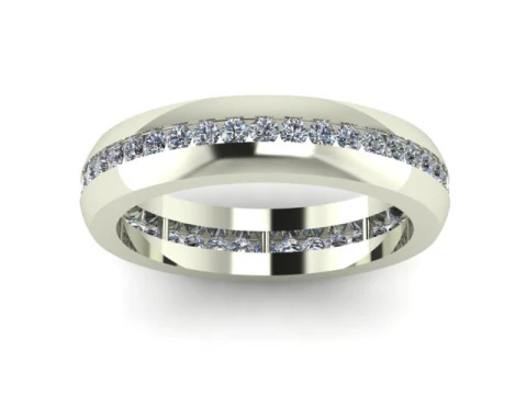 Band ring for daimonds 3D Model