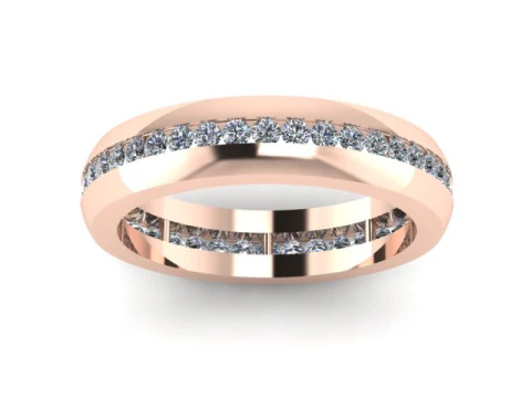 Band ring for daimonds 3D Model