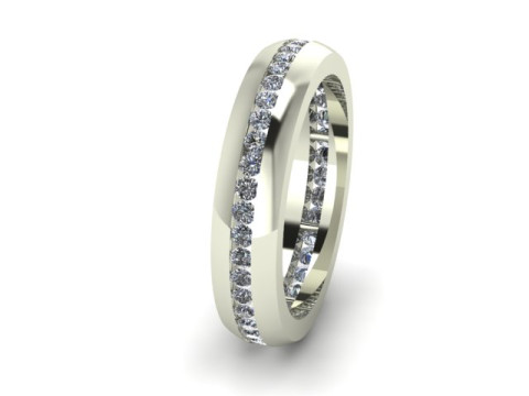 Band ring for daimonds 3D 模型