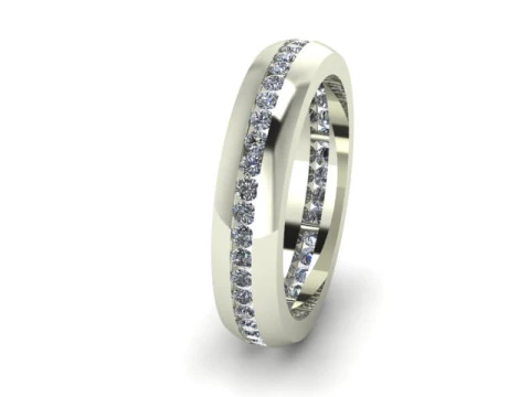 Band ring for daimonds 3D Model