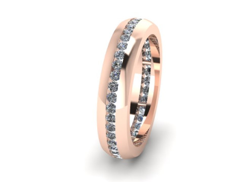 Band ring for daimonds 3D 模型
