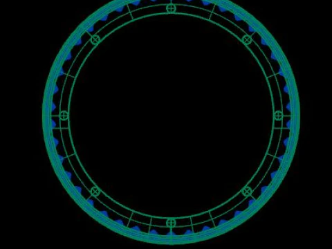 Band ring for daimonds 3D Model