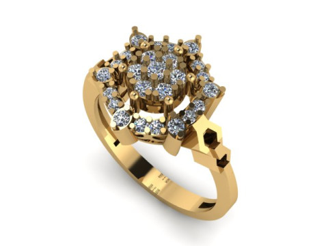 Daimond ring 3D Model