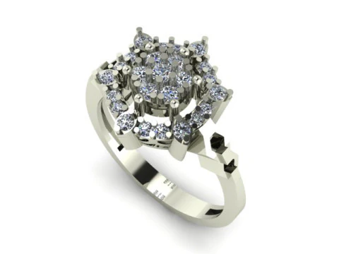 Daimond ring 3D Model