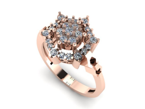 Daimond ring 3D Model