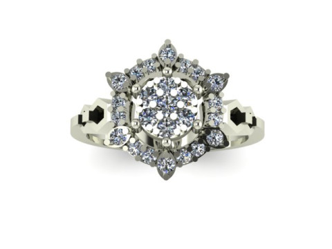 Daimond ring 3D Model