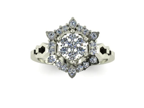 Daimond ring 3D Model