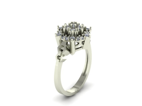 Daimond ring 3D Model