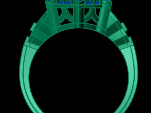 Daimond ring 3D Model