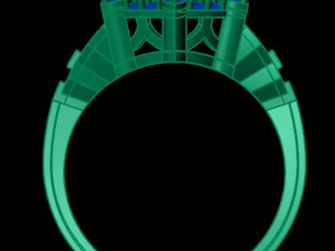 Daimond ring 3D Model
