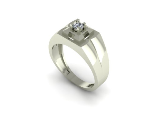 Men ring for daimonds Modello 3D