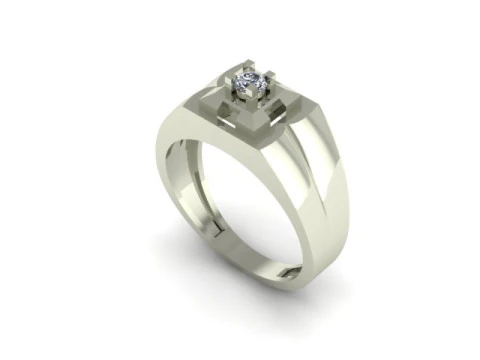 Men ring for daimonds 3D Model
