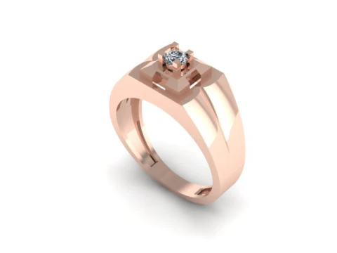 Men ring for daimonds 3D Model