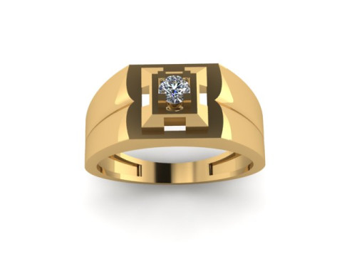 Men ring for daimonds Modello 3D