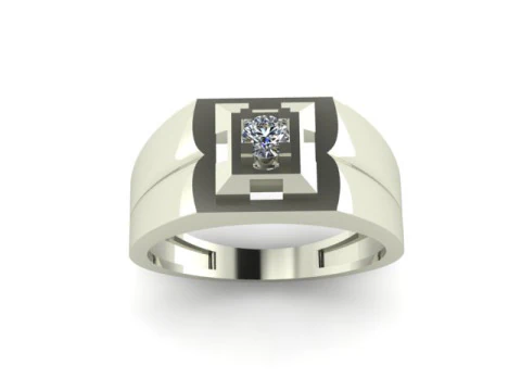 Men ring for daimonds 3D Model