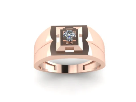 Men ring for daimonds 3D Model