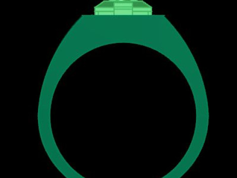Men ring for daimonds Modello 3D