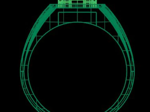 Men ring for daimonds 3D Model