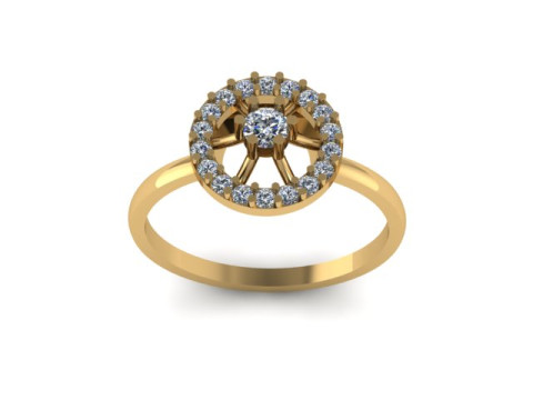 Simple ring for daimonds 3D मॉडल