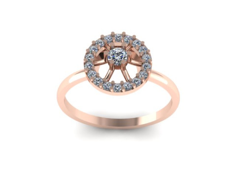 Simple ring for daimonds 3D मॉडल