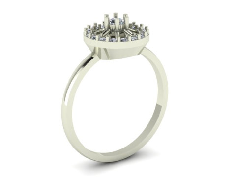 Simple ring for daimonds 3D मॉडल