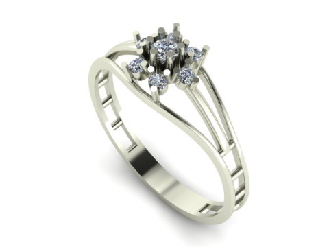 Fancy ring Modelo 3D