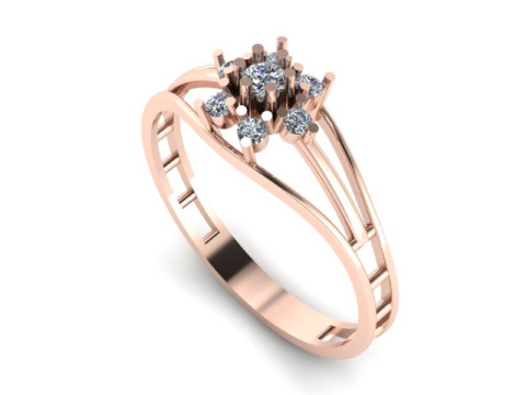 Fancy ring Modelo 3D