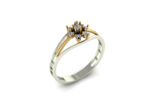 Fancy ring Modelo 3D
