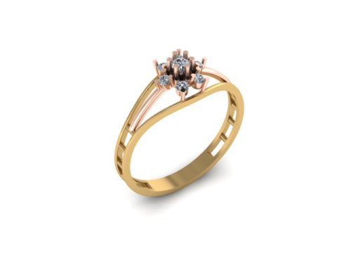 Fancy ring Modelo 3D