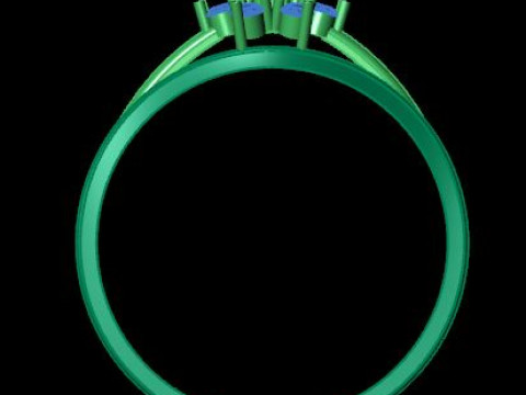 Fancy ring Modelo 3D