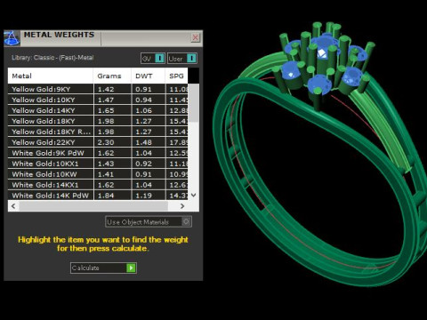 Fancy ring Modelo 3D