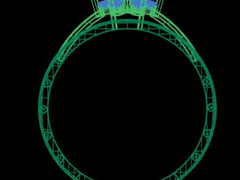 Fancy ring Modelo 3D