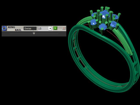 Fancy ring Modelo 3D
