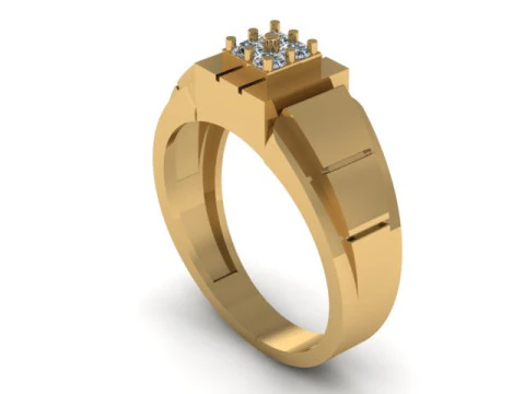 Bague homme Modèle 3D