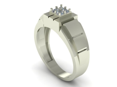 Men ring Modelo 3D