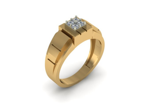 Men ring Modelo 3D