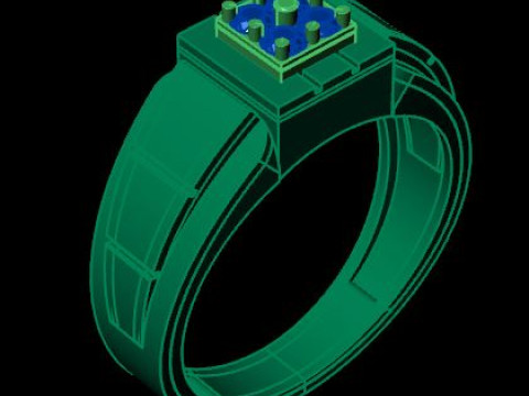 Men ring Modelo 3D