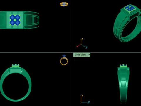 Men ring 3D Model