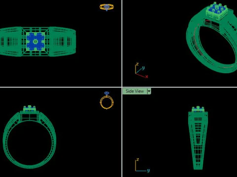 Men ring 3D Model