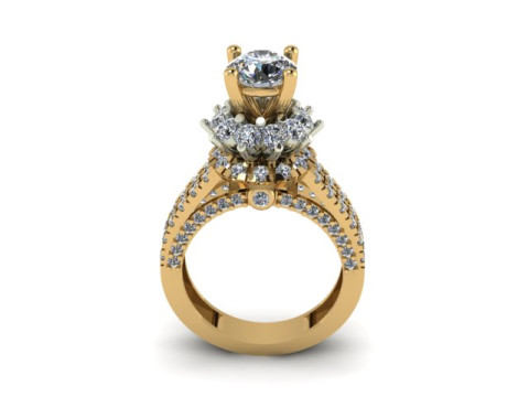 Beautyfull ring for daimonds 3D मॉडल