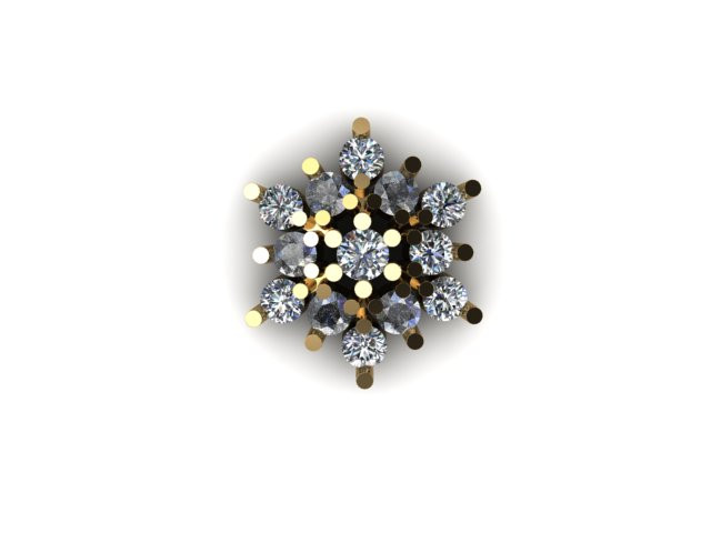 Nose pin Model 3D .c4d .max .obj .3ds .fbx .stl .blend 