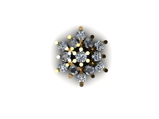 Nose pin 3D Model .c4d .max .obj .3ds .fbx .stl .blend 