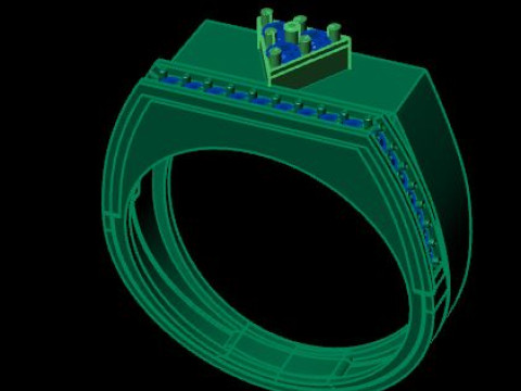 Man ring 3D Model