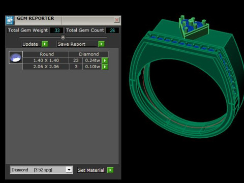 Man ring 3D Model