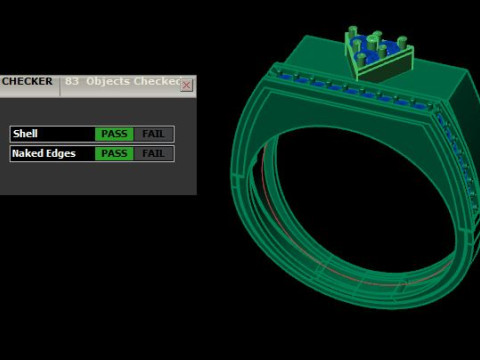Man ring 3D Model