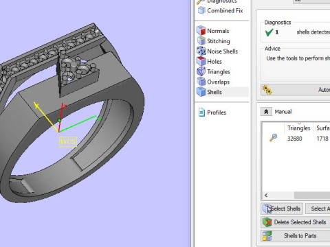 Man ring 3D Model